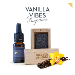 Difusor pasivo de piedra volcánica con fragancia Vanilla Vibes